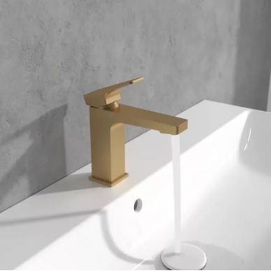Смеситель для раковины Villeroy & Boch Architectura Square (TVW12500100076) золото сатинированное 7