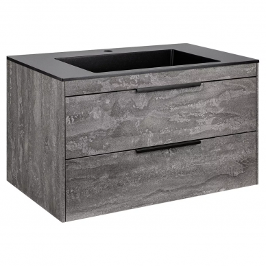 Тумба для ванной Vincea Chiara 2D 800 (VMC-2C2800GS) (80 см) (G.Stone) 6