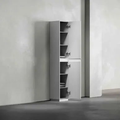 Пенал Sancos Libra Floor PLB35FW 35 см, белый глянцевый 7