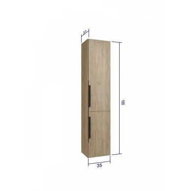 Пенал Teymi Helmi T60305 правый, 35 см, дуб крафт/графит матовый 1