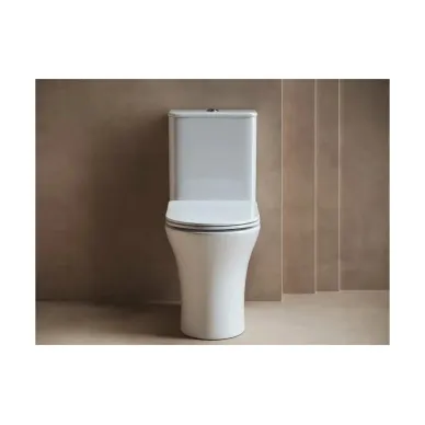 Унитаз напольный Ceramicanova Fortuna Rimless CN9001 микролифт, белый 5