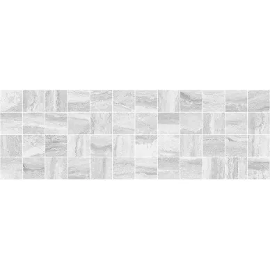 MM11188 Декор Glossy мозаичный серый 20х60 0
