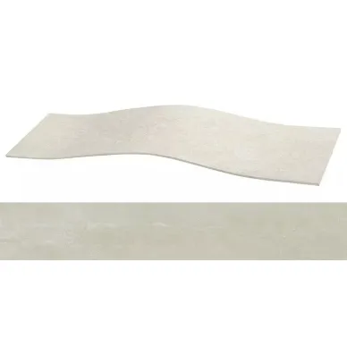 Nanocorten White Lappato Curve-15 14.77x89.46 0