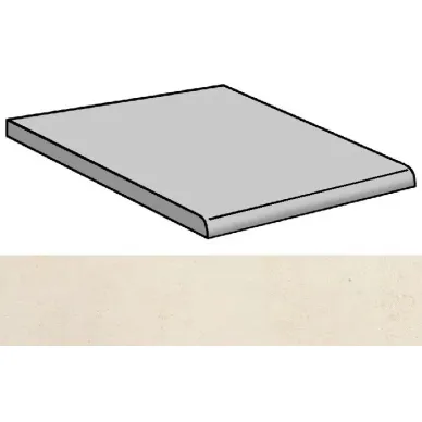 Vulcania Genesis Marfil Satinado Peldano 44.63x44.63 0