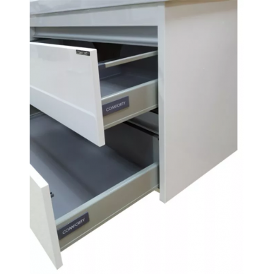 Тумба для ванной Comforty Дублин-89 (89.5x61x45 см), белый глянец, подвесная 5