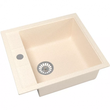 Мойка кухонная Mixline ML-GM28	(533504)	бежевый 5