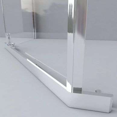 Душевой уголок Vincea Stresa (VSP-1S900CLB) 90x90х195 см, профиль черный/стекло прозрачное 8