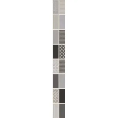 Fiori Grigio Бордюр металлизированный 1506-0101 6,5х60 0