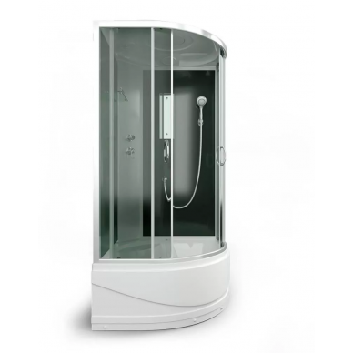 Душевая кабина Erlit (ER3508TP-C4-RUS) (80x80x215) тонированное стекло 5