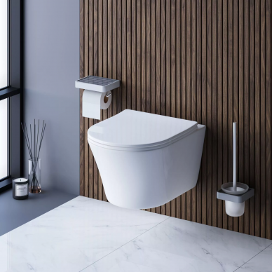 Унитаз подвесной Damixa Skyline (DX35C1700SC) безободковый, с микролифтом 5