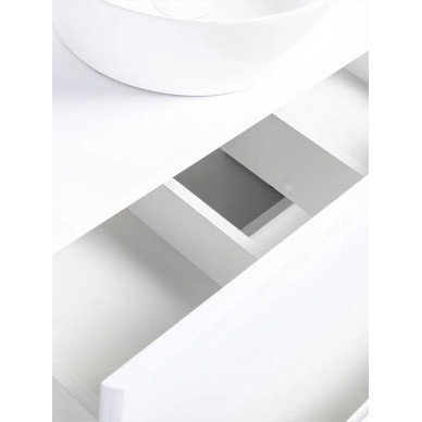 Тумба с раковиной Orange Otto (Ot-75TuMDF+B08-360W) (75 см) подвесная, белый 5