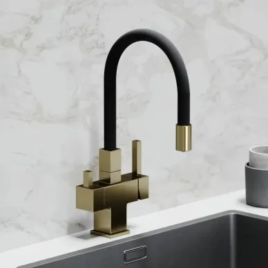 Смеситель для кухни Sancos Arno (SC4005BG) с функцией подключения фильтра, брашированное золото 6