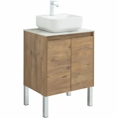 Тумба для ванной Aquanet Nova Lite 298849 60 см, дуб рустикальный 2
