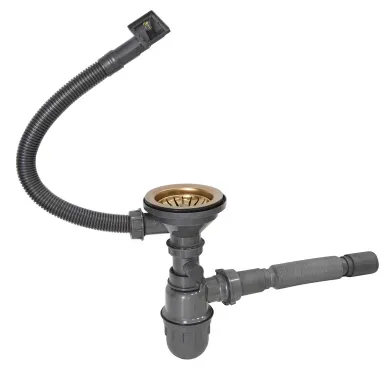 Сифон для мойки MIXLINE 551690 бронза 0
