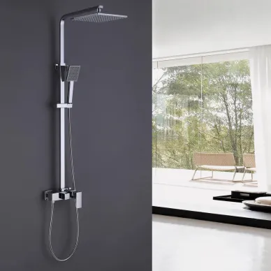 Душевая система Abber Daheim AF8220L хром 1