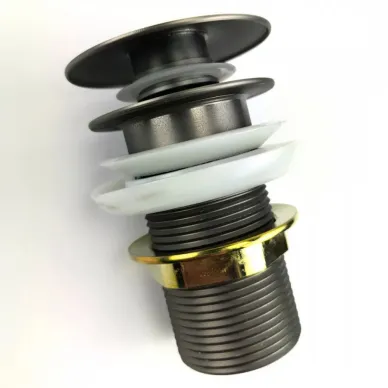 Сливной набор для раковины Teymi Solli T140204 с переливом, click-clack, бронза матовая 14