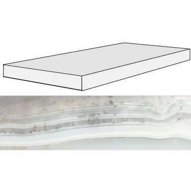 739935 ALABASTRI Smeraldo Ang.Gradino SX 33x120x3 0