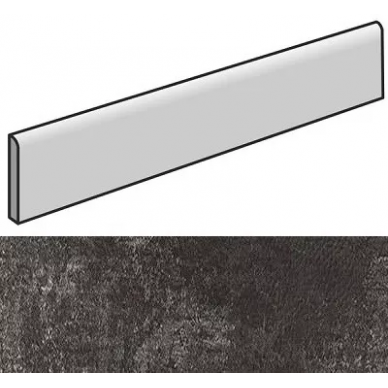 Alchemy 7.0 Black Hammered rodapie 7.3x59.55 0