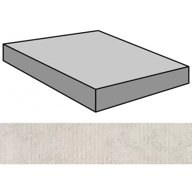 Sybarum 7.0 White Scavato Gradone Ang 59.55x59.55 0