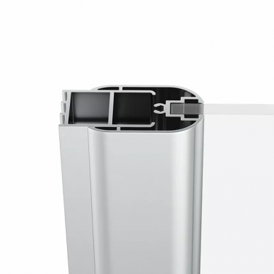 Душевая дверь Ravak Chrome CSD1-90 (0QV70C00Z1) профиль хром/стекло Transparent 6