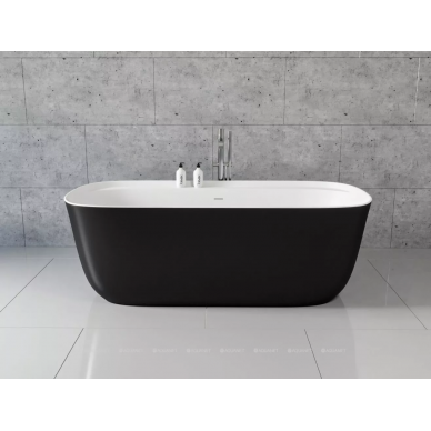 Акриловая ванна Aquanet Family Fine (95778-GW-MB) 170x78 см, Gloss Finish (панель Black matte) 7