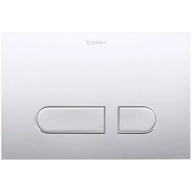 Инсталляция Duravit в комплекте с унитазом D-Neo 2577090000 Rimless, микролифт, кнопка хром глянцевый 6
