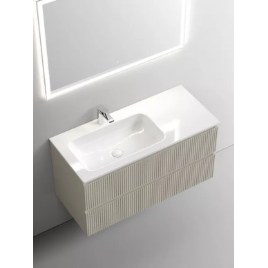 Тумба для ванной Sancos Snob T (SNT100LCE) (99.5 см) (под раковину с левой чашей) Beige Soft 6