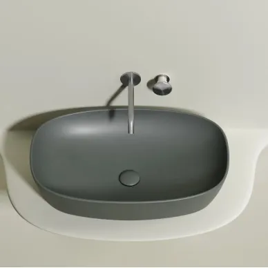 Раковина накладная Ceramicanova Element (CN6049MH) (60 см) антрацит матовая 5