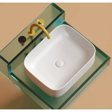 Раковина накладная Ceramicanova Element (CN6052MW) (50.5 см) белая матовая 5