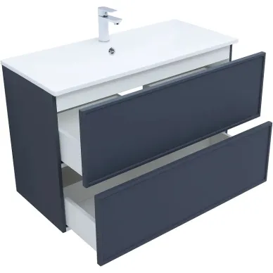 Тумба для ванной Aquanet Арт 313267 100 см, маренго 6