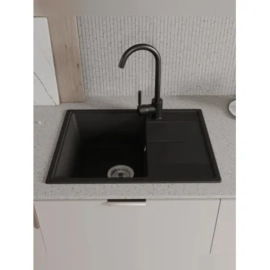Мойка для кухни Teymi Hanna Smart T120112 62х48 черная матовая 10