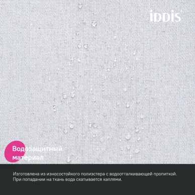 Шторка для ванной Iddis DL01P18i11 белая 6