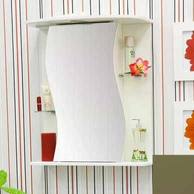 Зеркальный шкаф Sanflor Лина 55 L (бежевый) 0