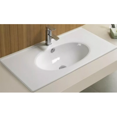 Раковина встраиваемая CeramaLux N (9080F) (81 см) 2