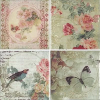 Decor (composicion) Set Mei S/4 B 10x10 (комплект 4 шт) 0