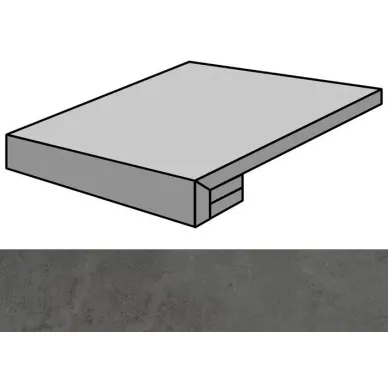 Evolution Anthracite Striato Gradone Rec-60 59.55x59.55 0