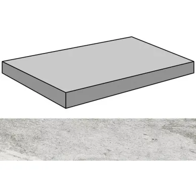 Materia Grey Natural Gradone Rec Ang 44.63x89.46 0