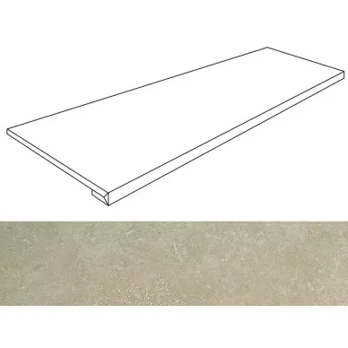 Sybarum Beige Solid 2cm Top-100 49.75x99.55 0