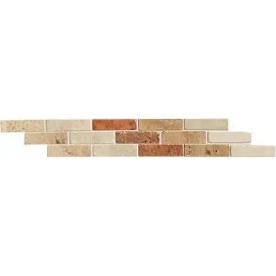 1006952 TRECCIA DOMINO ROSSO (MARMO) 5x30 0
