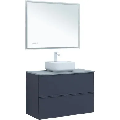 Тумба для ванной Aquanet Арт 313266 90 см, маренго 6