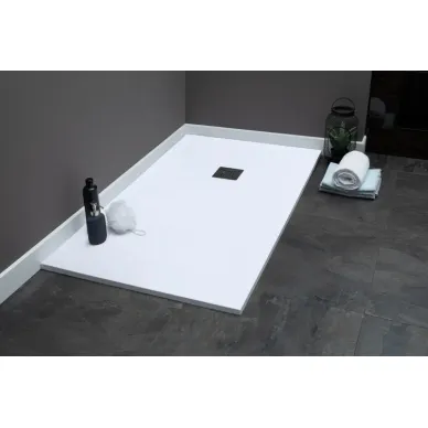 Душевой поддон Aquanet Pleasure 140x80 белый камень 5