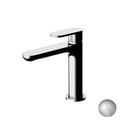 Gattoni H2Omix7000 Смеситель для раковины с донным клапаном, излив 120 мм цвет:Nickel Spazzolato 7004070NS 0