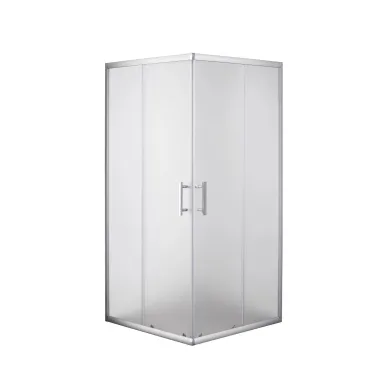Душевой уголок OLIVE'S MINO U_MN-90PMS-SD-C матовое стекло, квадратный, хром 0