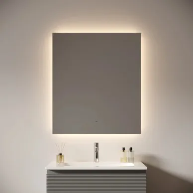 Зеркало Sancos Square 2.0 SQ2.700 70х80 см, с LED подсветкой 5