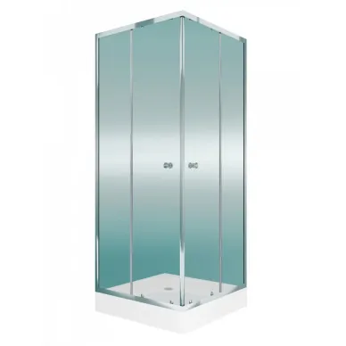 Душевой уголок Teymi Lina T00601 80x80, с поддоном, хром/стекло прозрачное 7