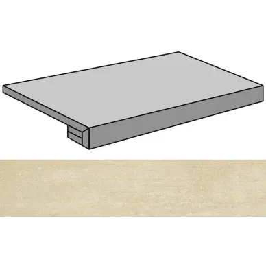Beton Beige Lappato Gradone Rec-60 29.75x59.55 0