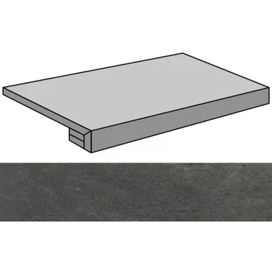 Burlington Black Natural Gradone Rec-90 44.63x89.46 0