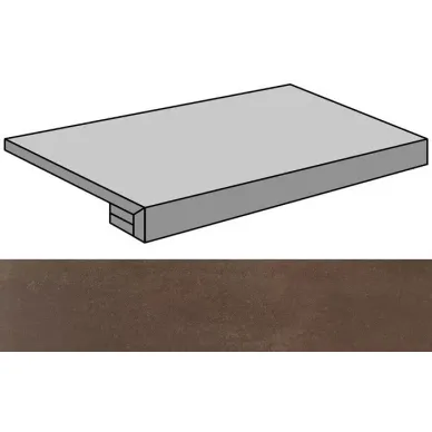 Microcement Brown Lappato Gradone Rec-60 29.75x59.55 0