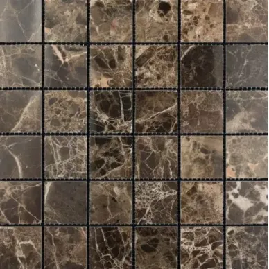7M022-48P (Emperador Dark) мозаика Мрамор 48х48 305х305 0
