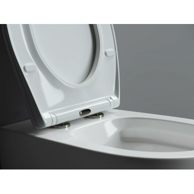 Подвесной унитаз Ceramicanova Pearl (CN8001) безободковый с сидением микролифт 10